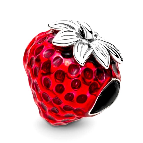 Pandora Jewelry - Pandora Seeded Strawberry Fruit Charm for Bracelet or Necklace charm NEW!